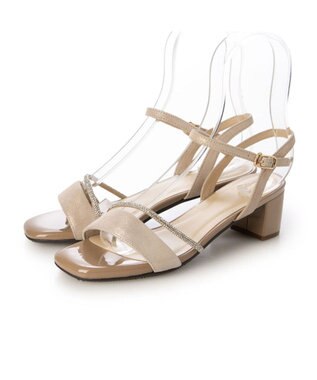 Riz raffinee <Riz raffinee>ラインストーン付きストラップサンダル