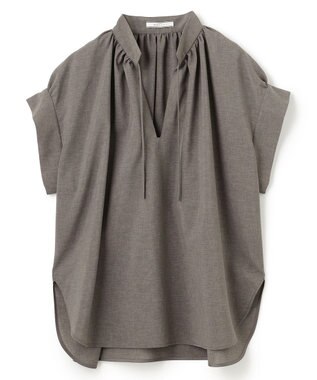 BEIGE， 【洗える/接触冷感/速乾/UVケア対応】BATEAU / ブラウス C.Gray