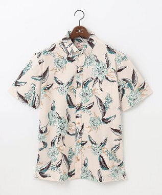 JOSEPH ABBOUD MOUNTAIN 【SPACE】KAHALA アロハシャツ ベージュ系6