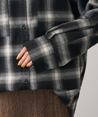 Green Parks ・ＥＬＥＮＣＡＲＥ　ＤＵＥ　２ｗａｙチェックビックシャツ Black