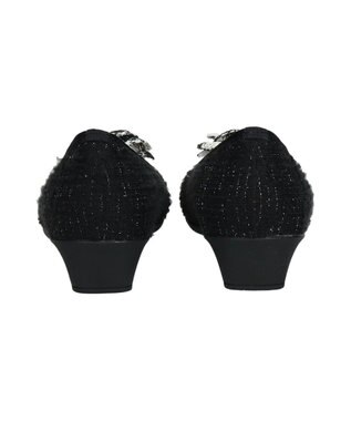 Bridget Birkin ＜3E＞【Bridget Birkin Walk】フラワーパールウォーキングパンプス ブラック