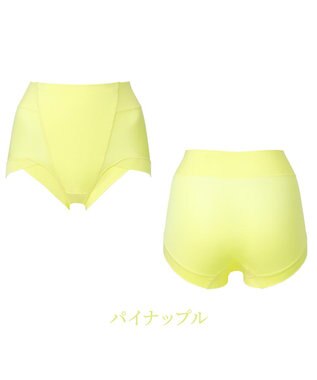 BRADELIS New York 【BRADELIS NewYork peace】綿混楽々ハイウエストショーツ24 パイナップル