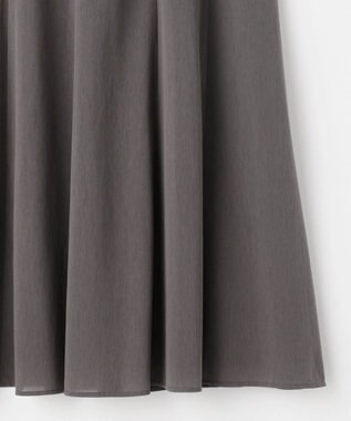 J.PRESS LADIES L 【洗える】シアートリコット フレアー スカート グレー系