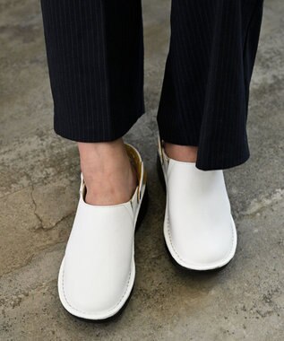 Pointer 本革2WAYサボサンダル ホワイト