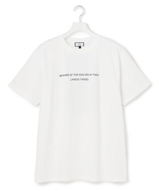 J.PRESS YORK STREET 【UNISEX】グラフィックTシャツ ホワイト系