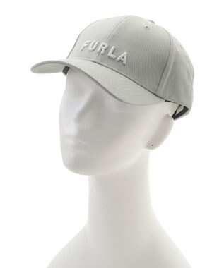 MOONBAT FURLA(フルラ) 立体刺繍ロゴキャップ グレー