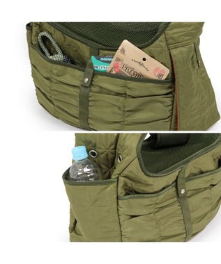 PET PARADISE ペットパラダイス  スリング キャリーバッグ 《キルトギャザー》 超小型犬 約1.5～4kg -