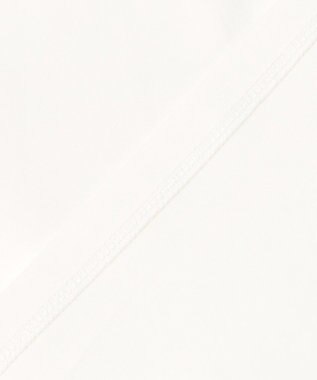 自由区 【洗える】ハイカウントハイネック カットソー オフホワイト