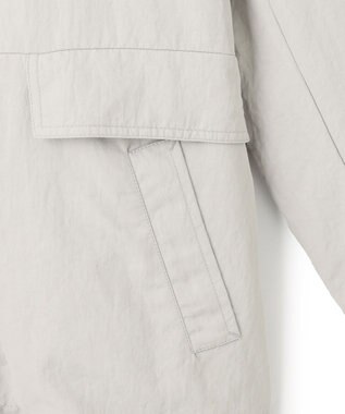 JOSEPH HOMME ナイロンスナバック　フードコート アイボリー系