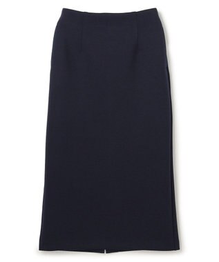 UNFILO L 【野呂佳代さん着用/新色追加】BEAUTY FORM JERSEY Iラインスカート [NEW]ネイビー
