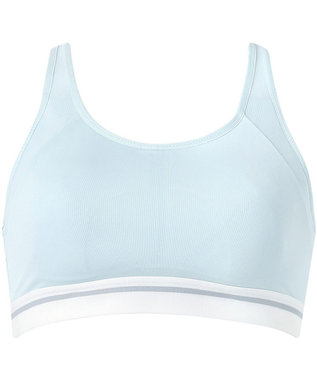 Wing ジュニア ノンワイヤーブラ 運動時のユレを軽減 【STEP3~AFTER STEP 成長期のバストに】 中学生 高校生 ブラジャー ブラ RB2533 ウイング／ワコール サックス