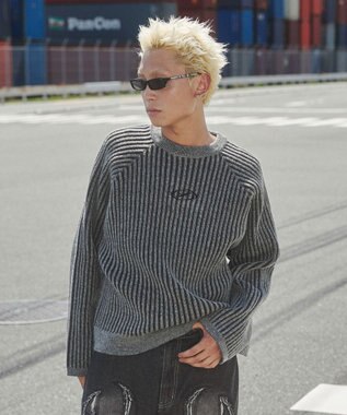 WEGO ヴィンテージライクラグランプルオーバー グレー