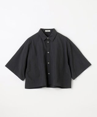 NAVE 【ReNAVE　撥水機能・UVカット・透湿・接触冷感・洗える】ナイロンタスランシャツ ブラック系