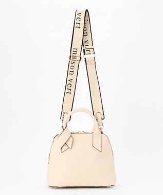 LA BAGAGERIE 【maison vert】 【超軽量/多収納】リボンハンドル2WAYバッグ ホワイト
