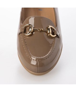 ing <ing>【WEB限定】【レイン対応】ヒールアップビットローファー オーク