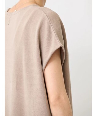 AMERICAN HOLIC 前振りニットフレンチスリーブプルオーバー Mocha