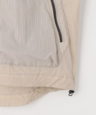 JOSEPH ABBOUD MOUNTAIN 【ナチュラルカラー/ストレッチ】ナイロンコンビガーメントダイパーカー ライトグレー系