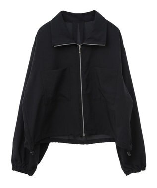 Green Parks ライトＺＩＰシャツブルゾン Black