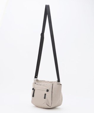 LA BAGAGERIE 【MONICA】ラウンドショルダーバッグ ライトグレー