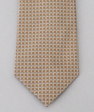 GOTAIRIKU GOTAIRIKU別注【日本製】シルク ネクタイ_格子柄 ブラウン系8