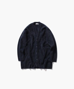 ATON ROYAL FUR CASHMERE | オーバーサイズカーディガン NAVY