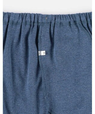 une nana cool 【綿100%】やわらか杢フライスパジャマ MADE WITH LIBERTY FABRIC ブルー