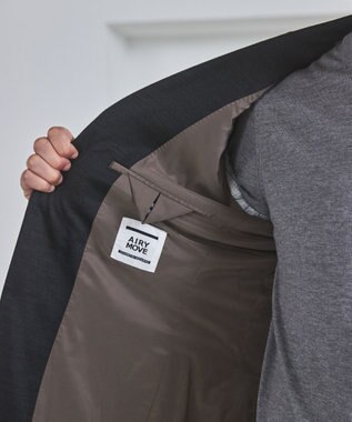 GOTAIRIKU セットアップ対応【洗える/ストレッチ/シワになりにくい】ウォッシャブルジャージー セットアップジャケット_無地（25年モデル） グレー系