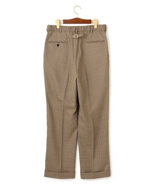 J.PRESS MEN 【J.PRESS ORIGINALS】Wool Polyester Gun Club Check Spindle New Piped Stem Slacks ベージュ系4