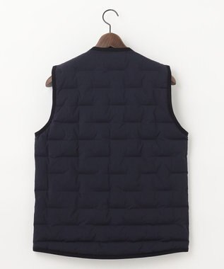JOSEPH ABBOUD MOUNTAIN 【UNISEX】リバーシブルストレッチ ダウンベスト ネイビー系