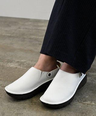 Pointer 本革2WAYサボサンダル ホワイト