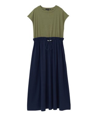 Green Parks ・ＳＵＧＡＲ　ＳＰＯＯＮフレンチリブドッキングワンヒ Khaki