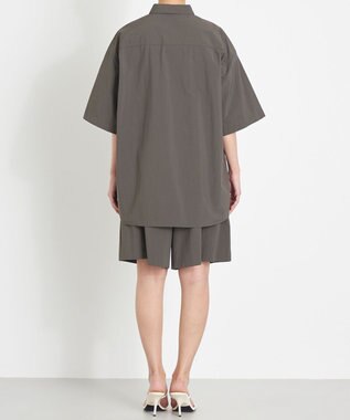 NAVE 【ReNAVE　撥水機能・UVカット・透湿・接触冷感・洗える】ナイロンタスランシャツ グレー系