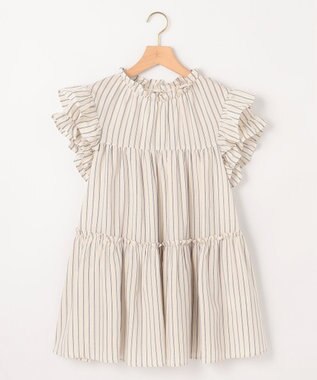 組曲 【WEB限定】ナイロンレーヨン チュニック ブラウス エクリュベース系1