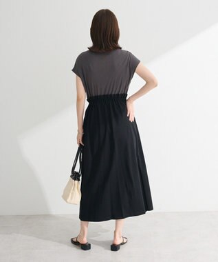 Green Parks ・ＳＵＧＡＲ　ＳＰＯＯＮフレンチリブドッキングワンヒ Khaki