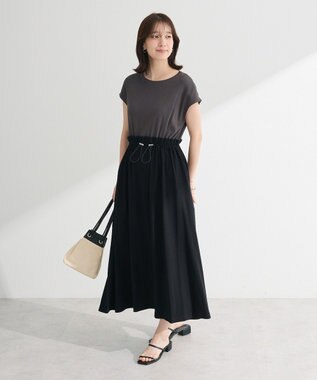 Green Parks ・ＳＵＧＡＲ　ＳＰＯＯＮフレンチリブドッキングワンヒ Khaki