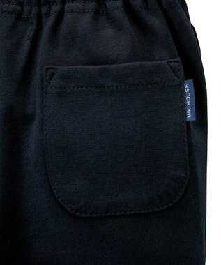 MIKI HOUSE HOT BISCUITS 【90-130cm】綿素材のハーフパンツ 紺