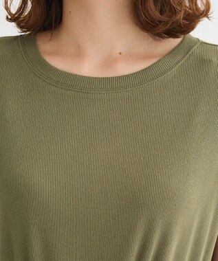 Green Parks ・ＳＵＧＡＲ　ＳＰＯＯＮフレンチリブドッキングワンヒ Khaki