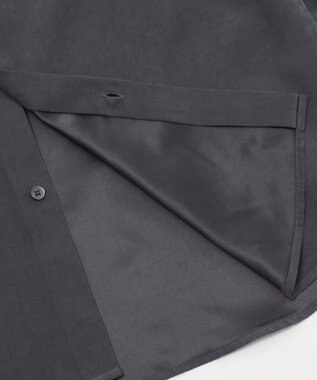 WEGO 【ユニセックス着用ITEM】フィブリルワンポイントBIGシャツ（長袖） ブラック中濃色