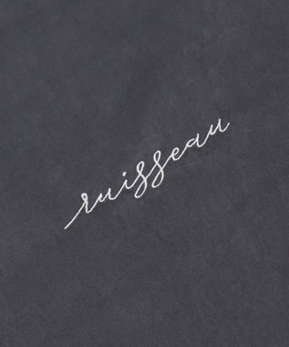 WEGO 【ユニセックス着用ITEM】フィブリルワンポイントBIGシャツ（長袖） ブラック中濃色