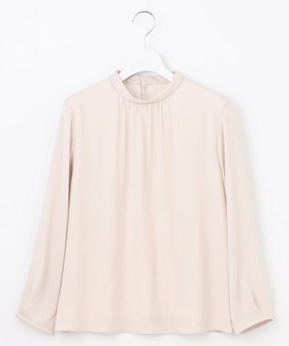 J.PRESS LADIES バックサテンジョーゼット カットソー ピンク系