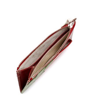 IBIZA フルータス　やぎ革　マルチケース（イチゴ） 赤