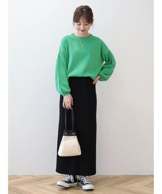 AMERICAN HOLIC 袖ボリュームニットプルオーバー Off White