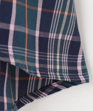 組曲 KIDS 【110-140cm】ブリティッシュ ブラウス グリーン系3
