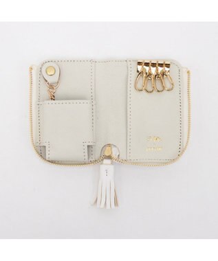 UNBILLION ペルケ perche × 髙嶋シオンコラボ / スマートアートキーケース ライトアイボリー