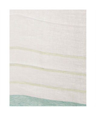 UNBILLION カカトゥ kakatoo / ストライプリネンストール グリーン