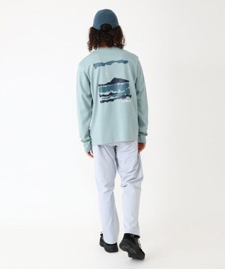 Columbia Columbia/ プラネタリーポイントロングスリーブグラフィックティー /コロンビア Crushed Blue、 Painterly Plains