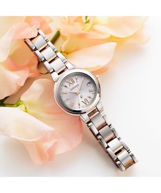 CITIZEN 【人気ロングセラー】エコ・ドライブ電波時計 防水 / ビジネス 就活 ギフトにも◎ ES9434-53W ピンク