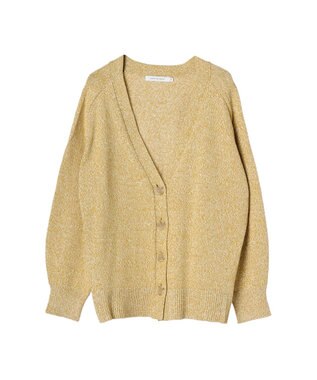 AMERICAN HOLIC ＭＩＸＶネックニットカーディガン Mustard