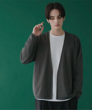 WEGO 【2点SET】フェイクスウェードアンサンブルカーディガン ブラック中濃色