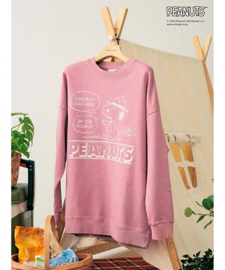 AMERICAN HOLIC ビンテージライクスウェット／ＰＥＡＮＵＴＳ1 Pink